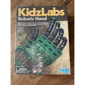 4M KidzLabs Robotic Hand Science Kit STEM DIY New Sealed Multicolor 8+ New